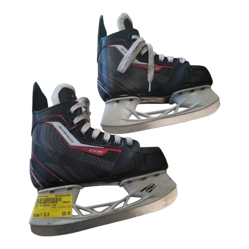 Vist Large View of Product Image Which is Used CCM JETSPEED 250 Youth Hockey Skate Youth 12.0