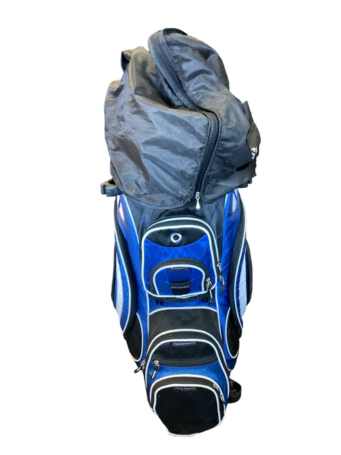 Vist Large View of Product Image Which is Used Bag Boy 14 WAY CART BAG REVOLVER Mens Cart Bag Royal Blue