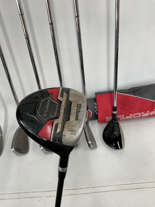 Vist Large View of Product Image Which is Used Wilson PROFILE XD Mens Starter Set RH 9 Piece