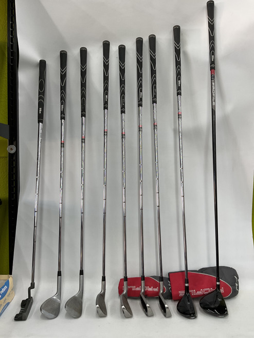 Vist Large View of Product Image Which is Used Wilson PROFILE XD Mens Starter Set RH 9 Piece