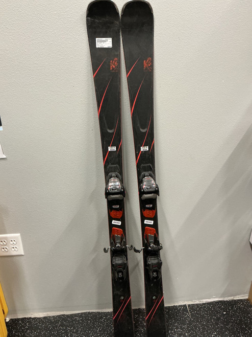 Vist Large View of Product Image Which is Used K2 SECRET LUV Mens DH Ski/Binding Black And Red 149 cm