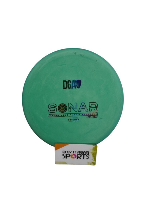 Vist Large View of Product Image Which is Used DGA SONAR Disc Golf Putter Green