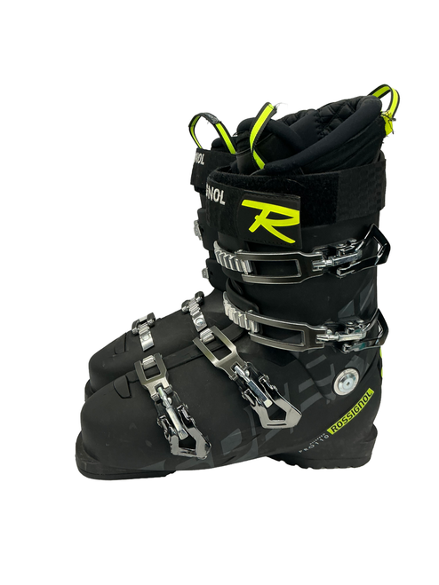 Vist Large View of Product Image Which is Used Rossignol ALLSPEED PRO 110 Mens DH Ski Boot Black 265 MP - M08.5 - W09.5
