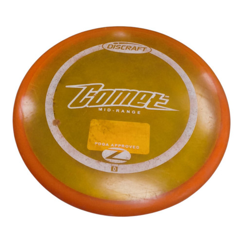 Vist Large View of Product Image Which is Used Discraft Z COMET Disc Golf Mid Range Orange 173g