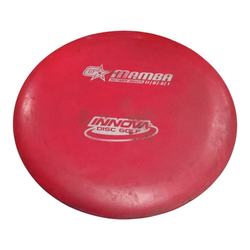 Vist Large View of Product Image Which is Used Innova GSTAR MAMBA Disc Golf Driver Red 176g