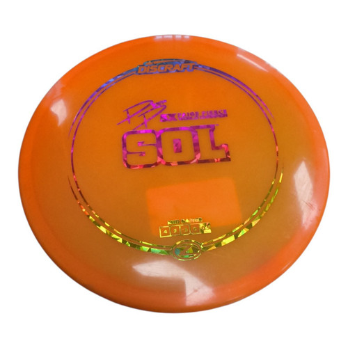 Vist Large View of Product Image Which is Used Discraft Z SOL Disc Golf Mid Range Orange 170g