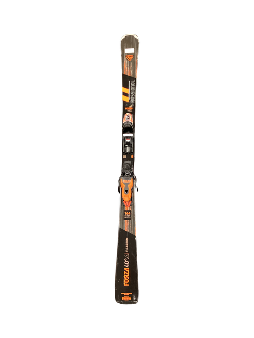 Vist Large View of Product Image Which is Used Rossignol FORZA 40 DEGREE Mens DH Ski/Binding Black 164 cm
