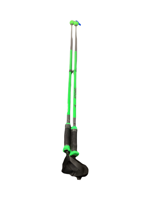 Vist Large View of Product Image Which is Used Atomic CARBON Mens DH Ski Pole Green 115 cm / 46 in