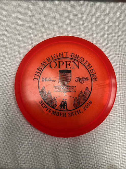 Vist Large View of Product Image Which is Used THE WRIGHT BROTHERS OPEN Disc Golf Driver Orange