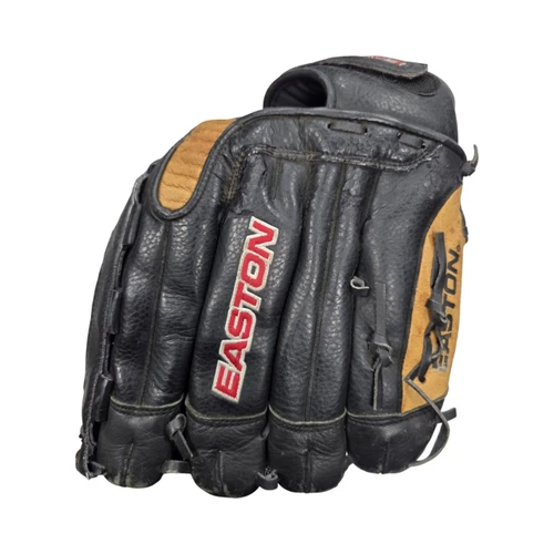 Vist Large View of Product Image Which is Used Easton BLACK MAGIC RHT GLOVE BB/SB Glove RH Throw Black 14"