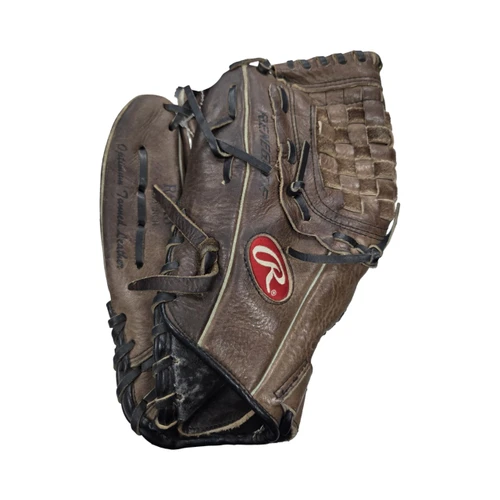 Vist Large View of Product Image Which is Used Rawlings RENEGADE LHT GLOVE BB/SB Glove LH Throw Brown 11 1/2"