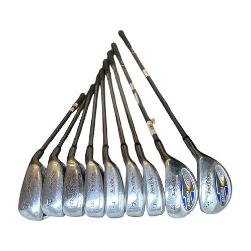 Vist Large View of Product Image Which is Used Tour Edge BAZOOKA QLS Mens Iron Set RH 3I-SW