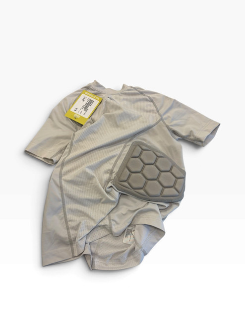Vist Large View of Product Image Which is Used Adidas PADDED SHIRT FB Top Youth White MD