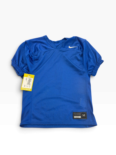 Vist Large View of Product Image Which is Used Nike PRACTICE JERSEY FB Top Youth Navy Blue MD