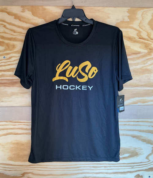 Vist Large View of Product Image Which is New LUSO T SHIRT CENTER YL BLK
