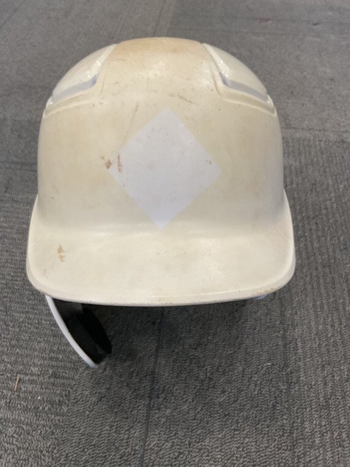 Vist Large View of Product Image Which is Used Easton GAMETIME II HELMET Batting Helmet No Mask White L/XL