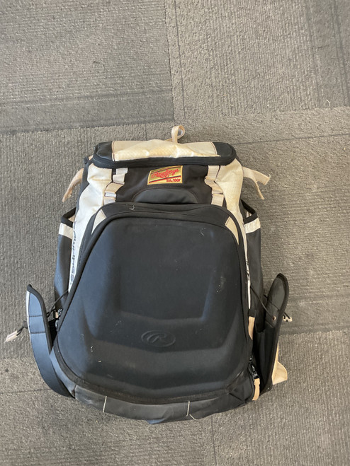 Vist Large View of Product Image Which is Used Rawlings GOLD GLOVE SERIES BB/SB Player Backpack White