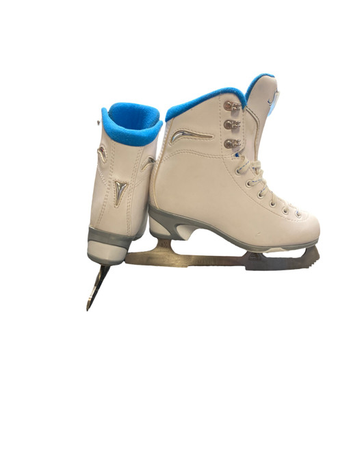 Vist Large View of Product Image Which is Used Jackson SOFTSKATE Girls Softboot Skate White Junior 02