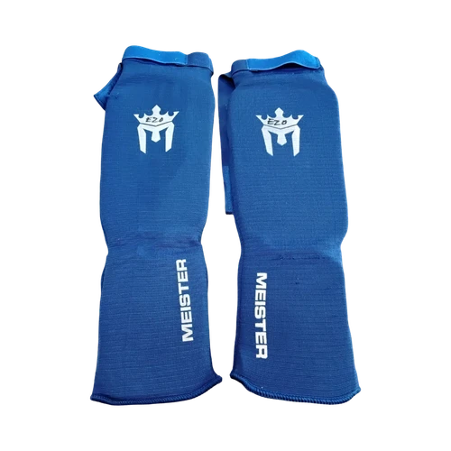 Vist Large View of Product Image Which is Used Martial Arts Shin Pads Royal Blue S/M