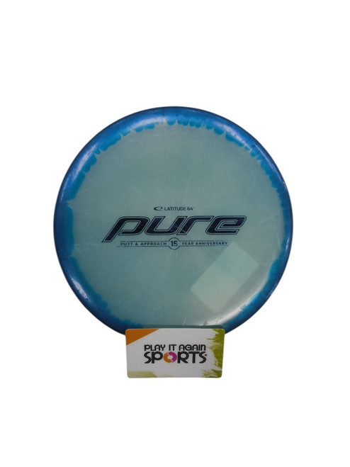 Vist Large View of Product Image Which is Used Latitude 64 PURE Disc Golf Putter Royal Blue