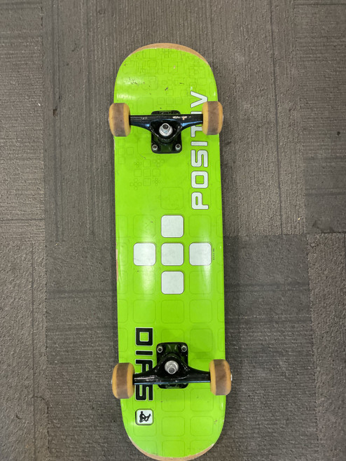 Vist Large View of Product Image Which is Used POSITIV DIAS SKATEBOARD Complete Skateboard Green Regular