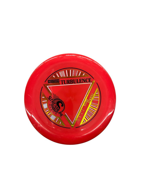 Vist Large View of Product Image Which is Used Streamline TURBULENCE NEUTRON Disc Golf Driver Red