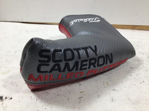 Vist Large View of Product Image Which is Used Scotty Cameron MILLED PUTTERS COVER Golf Accessory Red And Grey