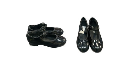 Vist Large View of Product Image Which is Used Capezio BLACK TAP SHOE SIZE 12.5K Gymnastics Uniform