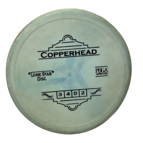 Vist Large View of Product Image Which is Used Lone Star Disc COPPERHEAD MID RANGE Disc Golf Mid Range Teal