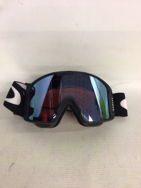 Vist Large View of Product Image Which is Used Oakley LINE MINER Snow Goggles Adult Black