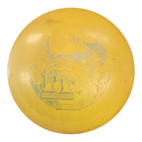 Vist Large View of Product Image Which is Used Innova STAR IT Disc Golf Driver Yellow 173g