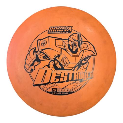 Vist Large View of Product Image Which is Used Innova DX DESTROYER Disc Golf Driver Orange 175g