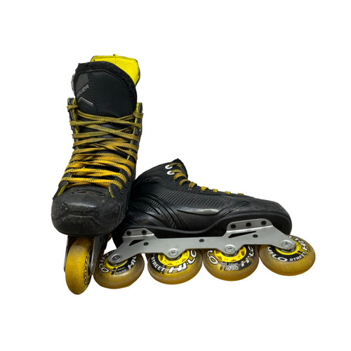 Vist Large View of Product Image Which is Used Bauer R5 Junior Rec Fitness Skates Black Junior 05
