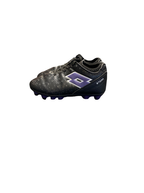 Vist Large View of Product Image Which is Used Eletto Soccer Cleats Black Youth 10.0
