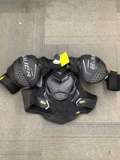 Vist Large View of Product Image Which is Used Bauer 3S PRO Intermediate Shoulder Pads LG