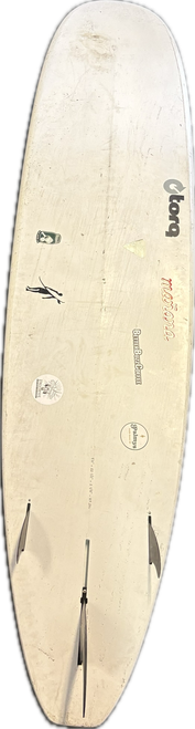 Vist Large View of Product Image Which is Used Torq WHITE Surfboard White 8Ft 6In