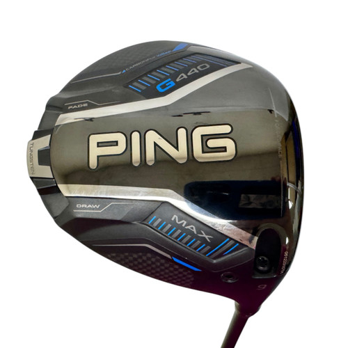 Vist Large View of Product Image Which is Used Ping G440 MAX Men's RH 9.0 Degree Driver Extra Stiff Flex Graphite Shaft