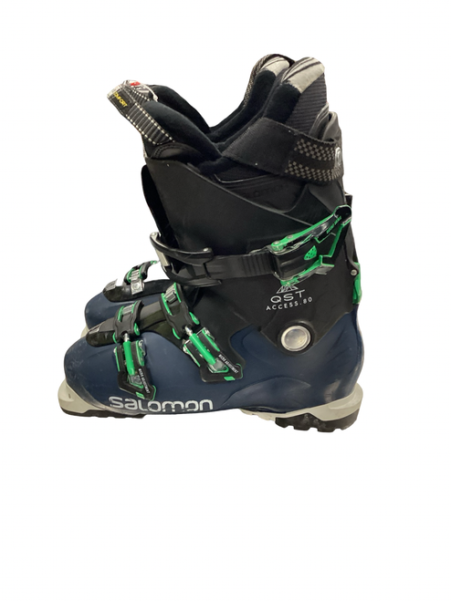 Vist Large View of Product Image Which is Used Salomon QST ACCESS 80 Mens DH Ski Boot Navy Blue 275 MP - M09.5 - W10.5