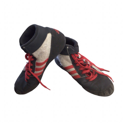 Vist Large View of Product Image Which is Used Adidas Wrestling Shoes Grey Senior 6