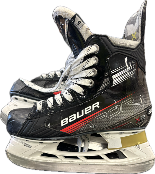Vist Large View of Product Image Which is Used Bauer VAPOR X3 Intermediate Hockey Skate Intermediate 5.0