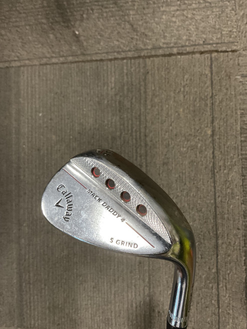 Vist Large View of Product Image Which is Used Callaway MACK DADDY 4 S GRIND Golf Wedge Mens RH 56 Degree