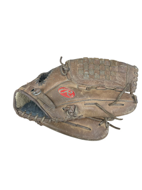 Vist Large View of Product Image Which is Used Rawlings SL130P Baseball/Softball (BB/SB) Glove RH Throw Brown 13", thumb side view