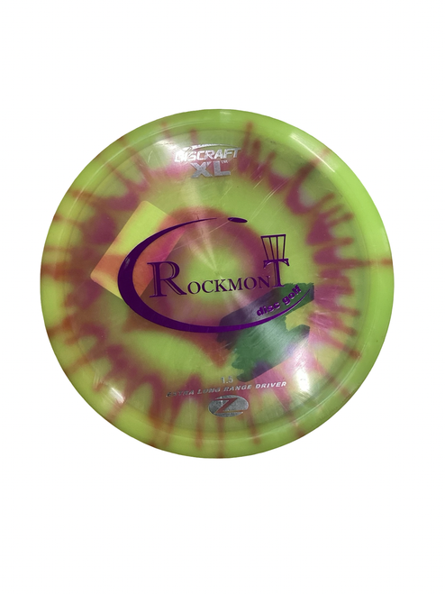 Vist Large View of Product Image Which is Used Discraft XL LONG RANGE DRIVER Disc Golf Driver Yellow