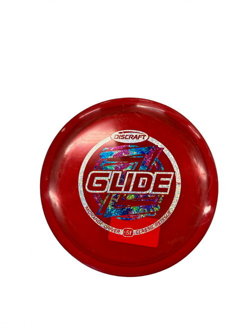Vist Large View of Product Image Which is Used Discraft GLIDE Disc Golf Driver Red