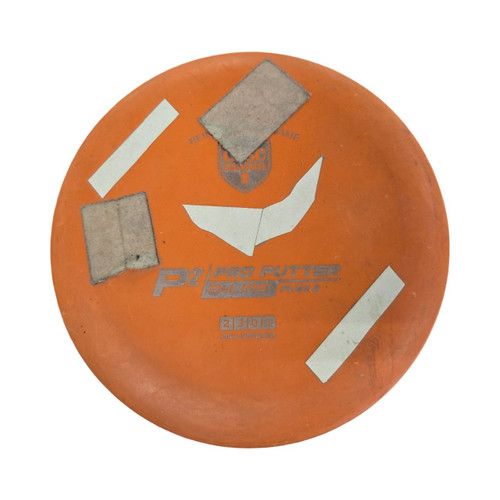Vist Large View of Product Image Which is Used Discmania P2 PRO DL Disc Golf Putter Orange