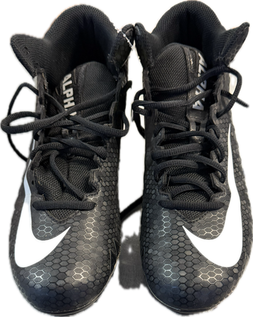 Vist Large View of Product Image Which is Used Nike ALPHA MENACE Baseball Cleats Black Senior 8