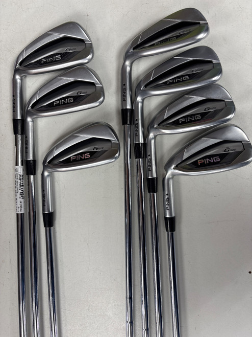 Vist Large View of Product Image Which is Used Ping G425 BLACK DOT Mens Iron Set LH 5I-GW/AW (new= $1150)