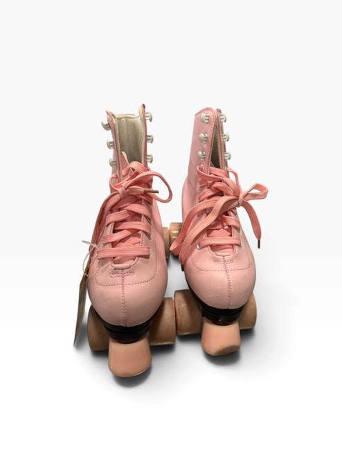Vist Large View of Product Image Which is Used ROLLER SKATES Senior Roller Quad Skates Pink Senior 8