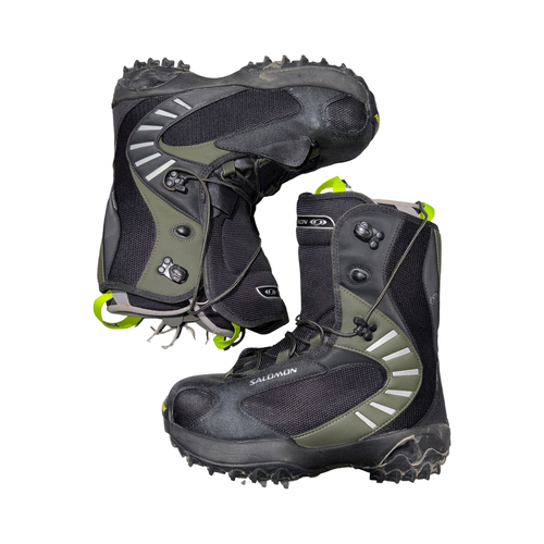 Vist Large View of Product Image Which is Used Salomon DIALOGUE Mens Snowboard Boots Black Senior 9.5