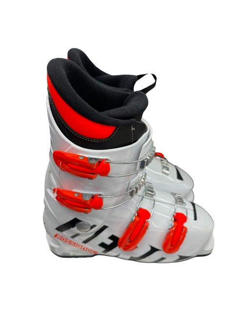 Vist Large View of Product Image Which is Used Rossignol HERO J4 Boys DH Ski Boot White 255 MP - M07.5 - W08.5